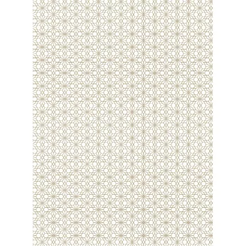 IRIS tekercses csomagoló papír, arany/ezüst, különböző mintákkal, 200x70cm, 60g/m2