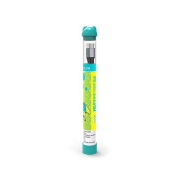   Devia ST101715 Gracious Tube PD 27W Type-C/Lightning 1m-es fekete adat-és töltőkábel
