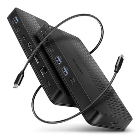 Čierna dokovacia stanica Axagon HMC-U4 USB4