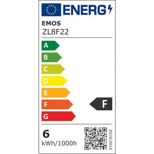 Žiarovka Emos ZL8F22 GU10/5,2 W (40 W)/450 lm/teplá biela LED