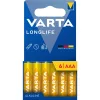 VARTA 4103101746 Longlife AAA mikroceruza elem 6db/bliszter