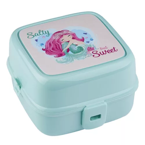 Cutie alimentară IRIS G-400 PORKY cu lingură și furculiță 150x155x95mm