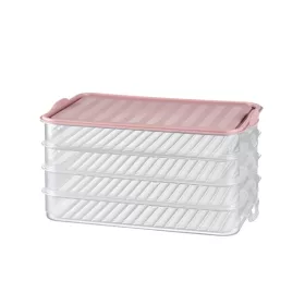   Set de depozitare a alimentelor cu patru niveluri IRIS G-462 EASY-CLICK 4x750ml 15.5x23x12.5cm