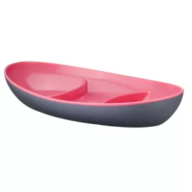   IRIS G-606 AURA OVAL DIVIDED farfurie divizată în două culori 17x27x5cm
