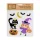 IRIS ablakzselé halloween boszi+fekete macska 20x25cm