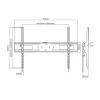 Sbox PLB-4269T 60"-100" dönthető fali TV konzol