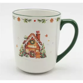 Cană ceramică IRIS cu căsuță de turtă dulce