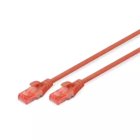 DIGITUS Cat.6 U/UTP LSZH 0,25 m rotes Patchkabel
