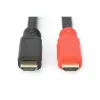 DIGITUS Vysokorýchlostný UHD 4K 3D 30Hz 1.4 pozlátený HDMI kábel so zosilňovačom 15m