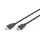 DIGITUS Vysokorýchlostný prémiový UHD 4K 3D 60Hz 2.0 Pozlátený Ethernet HDMI kábel 2 m