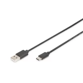   Vysokorýchlostný kábel DIGITUS 2.0 USB typu A - USB typu C 1,8 m