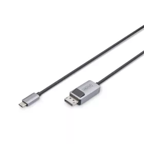   DIGITUS UHD 8K 30Hz obojsmerný kábel 1.4 DisplayPort - USB typu C 1 m