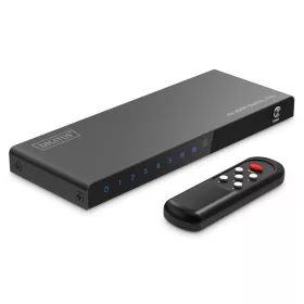 DIGITUS DS-55332 HDMI prepínač 4K 60Hz 5x1