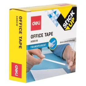 Deli Stick Up transparentes Klebeband 18 mm x 33 m