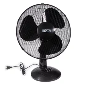   TOO FAND-40-201-B ICEBERG schwarz, 40 cm, Geschwindigkeitsstufe: 3, 45 W, Tischventilator