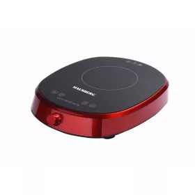   Hausberg HB-1527RS 2000W červená elektrická indukčná varná doska s jednou platňou a dotykovým ovládaním