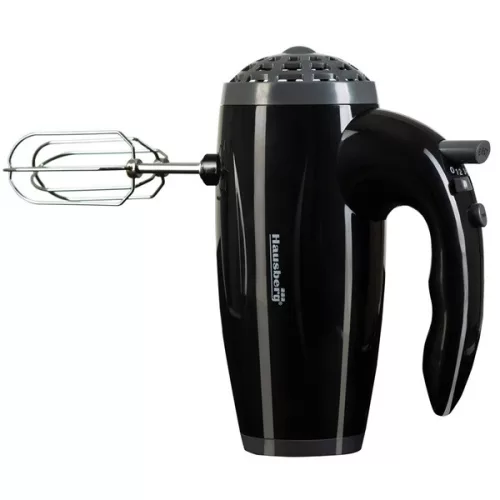Hausberg HB-4119NG 300W schwarzer elektrischer Handmixer mit Kupfermotor