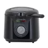 Hausberg HB-1331NG elektrická fritéza s okienkom, objem 2,5 litra, výkon 1450 W, čierna