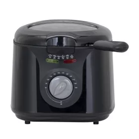   Hausberg HB-1331NG elektrická fritéza s okienkom, objem 2,5 litra, výkon 1450 W, čierna