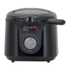 Hausberg HB-1331NG elektrická fritéza s okienkom, objem 2,5 litra, výkon 1450 W, čierna
