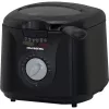 Hausberg HB-1331NG elektrická fritéza s okienkom, objem 2,5 litra, výkon 1450 W, čierna