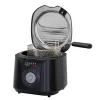 Hausberg HB-1331NG elektrická fritéza s okienkom, objem 2,5 litra, výkon 1450 W, čierna
