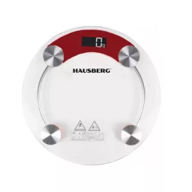 Kúpeľňová váha z červeného skla Hausberg HB-6000RS