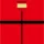 Hausberg HB-6003RS Badezimmerwaage aus Glas, rot