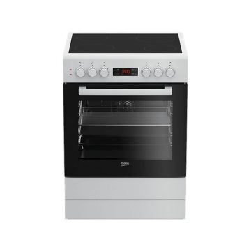   Beko FSM67300GWS fehér, szabadonálló, kerámialapos, elektromos, főzőzóna: 4, sütő:72L, grill, tűzhely