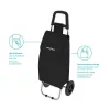 Colombo ROLLY Einkaufswagen, schwarz, 25 kg/40 Liter, CRL001N