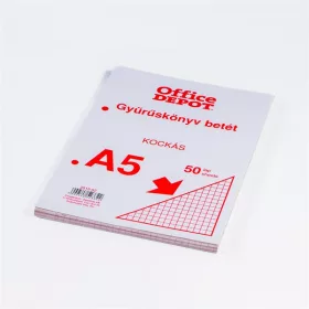 Office Depot A5-Ringbucheinlage für 50 Blatt (quadratisch)