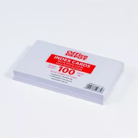 Office Depot 100 Stück/Packung unbedruckte Karteikarten