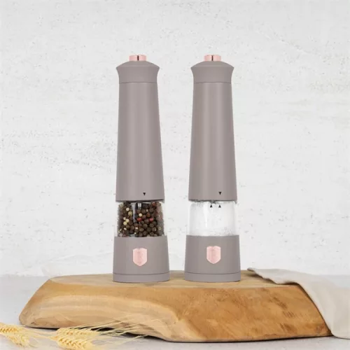 Râșniță electrică de sare și piper Berlinger Haus BH/9544, format din 2 piese