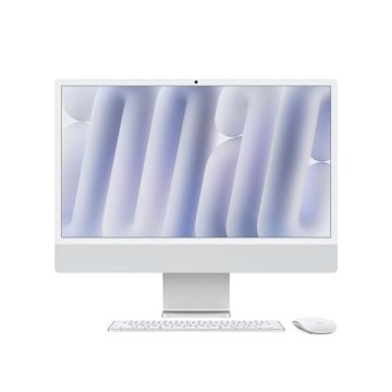   Apple iMac 24"4,5K Retina/M4 chip 8 magos CPU és GPU/16GB/256GB SSD/ezüst All-in-One asztali számítógép