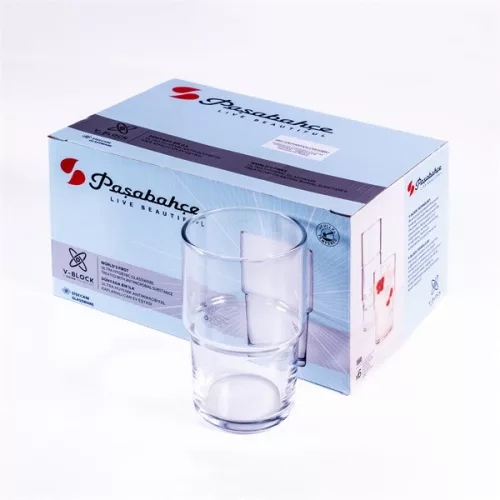 Set de 6 pahare cocktail PASABAHCE Hill Long Drink 440ml