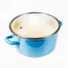 TOO LINE BLUE, vas de sticlă cu capac, 2 litri, diametru 18 cm, înălțime 9 cm