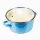 TOO LINE BLUE, vas de sticlă cu capac, 2 litri, diametru 18 cm, înălțime 9 cm