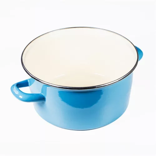 TOO LINE BLUE ghiveci de sticlă cu capac, 3,65 litri, diametru 22 cm, înălțime 11 cm