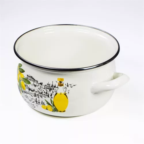Măsline TOO BELLY 3,8 litri, diametru 20 cm, înălțime 13 cm, vas de sticlă cu capac