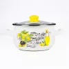 Măsline TOO BELLY 6,2 litri, diametru 24 cm, înălțime 15 cm, oală de sticlă cu capac