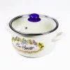 TOO BELLY BON APPETIT, vas de sticlă cu capac, 2,8 litri, diametru 18 cm, înălțime 12 cm