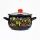 TOO BELLY FARM BLACK, vas de sticlă cu capac, 2,1 litri, diametru 16 cm, înălțime 11 cm