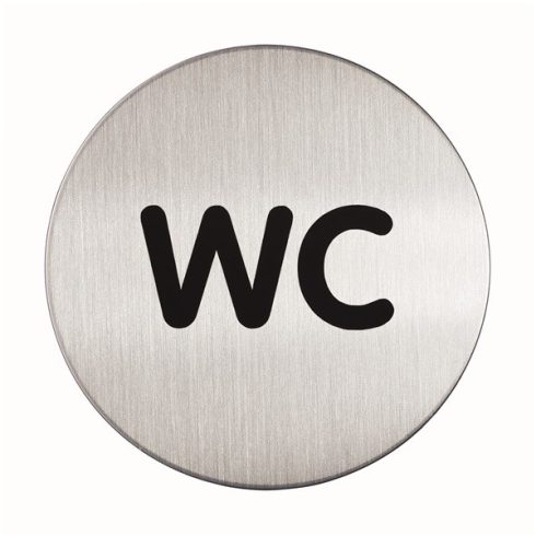 Durable Picto átm. 83 mm WC piktogram