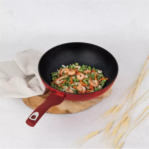 Wok Blaumann BL-3983 Burgundy Collection 28 cm