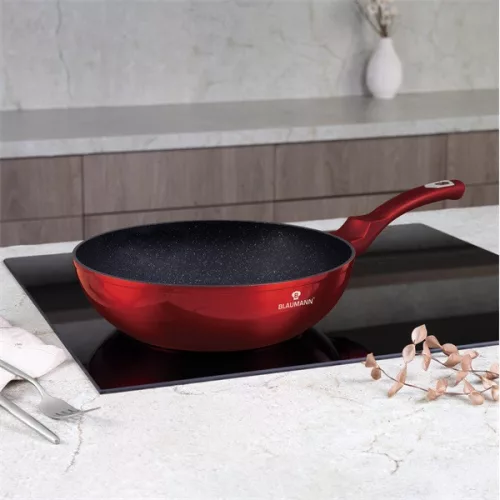 Wok Blaumann BL-3983 Burgundy Collection 28 cm