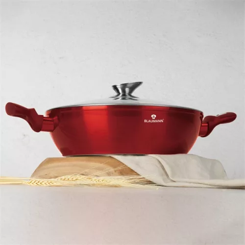 Blaumann BL-3984 Colecția Burgundy 3.8L 28 cm cu picior jos și capac