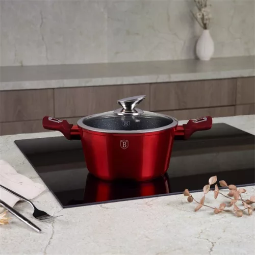 Blaumann BL-3985 Colecția Burgundy 2.5L 20 cm cu picior și capac