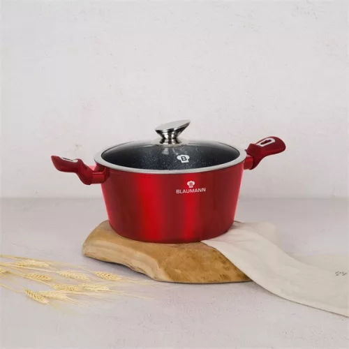 Blaumann BL-3986 Colecția Burgundy, oală cu capac, 4,1 l, 24 cm