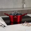 Blaumann BL-3986 Colecția Burgundy, oală cu capac, 4,1 l, 24 cm