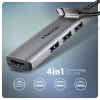 Rozbočovač Axagon HMC-H3A USB-C 5 Gbps STARTER 4v1